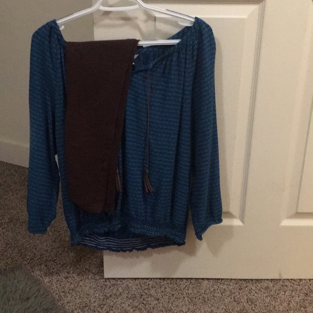Cute shirt with matching leggings